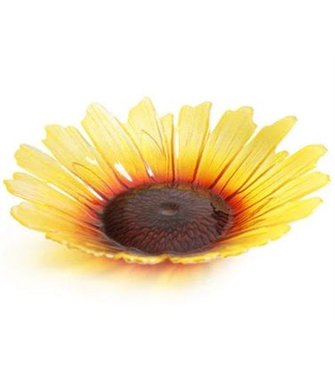 Crystal Sunflower Bowl - Large