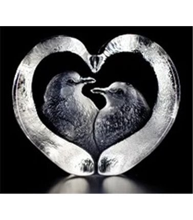 Valentine Crystal Doves