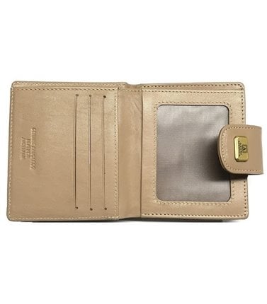 Ladies Wallet - Navy Kangaroo Leather