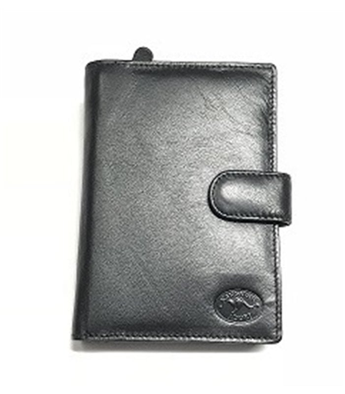 Ladies Wallet  BLack Kangaroo Leather Wallet KW3173