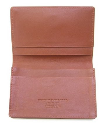 Kangaroo Leather Card Case- Antique Tan