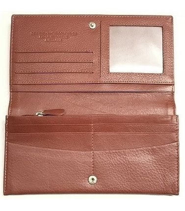 Kangaroo Leather Ladies Wallet - Antique Tan