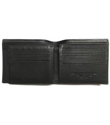 Kangaroo Leather Mens Wallet- Black KW2095