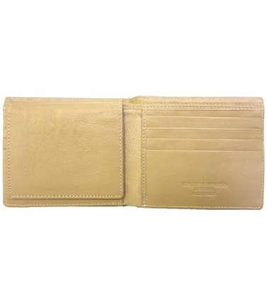 Navy Kangaroo Leather Wallet KP2074