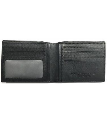 Kangaroo Leather Mens Wallet -Black KW3165