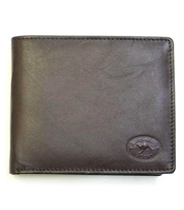 Kangaroo Leather Men's Wallet-Brown KW2094