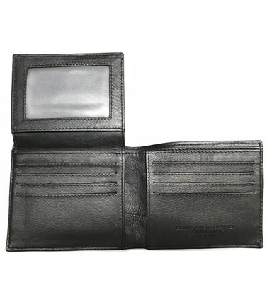 Kangaroo Leather Mens Wallet-Black KW2094