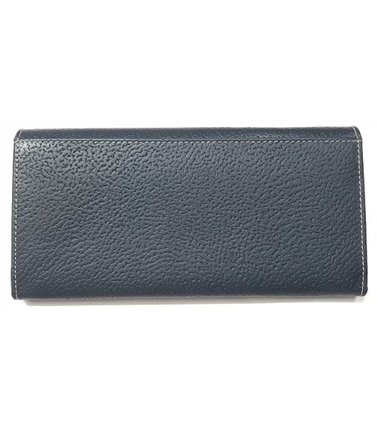 Navy Kangaroo Leather Ladies Wallet KP2087