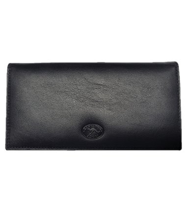 Ladies Wallet Black Kangaroo Leather KW2098