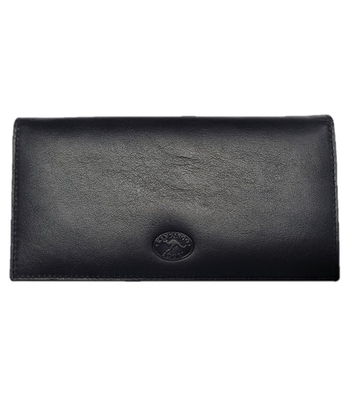 Ladies Wallet Black Kangaroo Leather KW2098