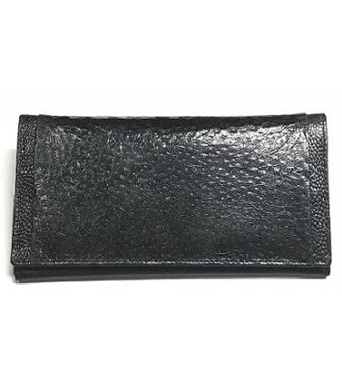 Ladies Wallet - Emu Leather Black EW4201