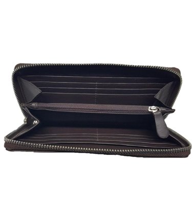 Kangaroo Leather Unisex Wallet- Brown KW3195