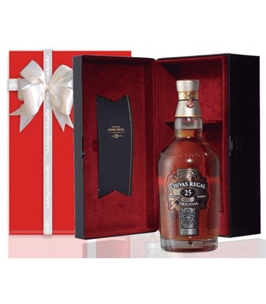 Whisky Gift - Chivas 25 Year Old Whisky and Glass