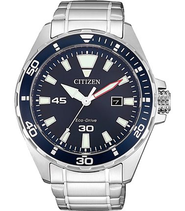 Citizen Eco-Drive Mens Stainless Steel Watch BM7450-81L