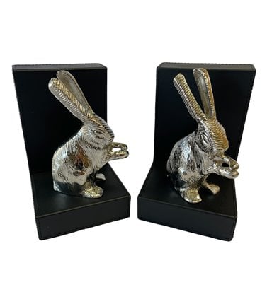 Bookends - Rabbit, Leather