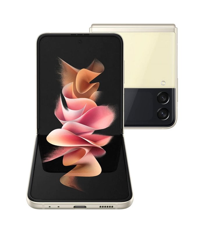 Samsung Galaxy Z Flip3 5G (Dual Sim, 6.7'', 128GB/8GB, SM-F711B) - Cream