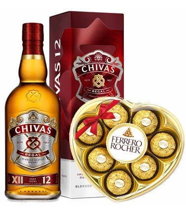 Valentine Chivas with Ferero Rocher