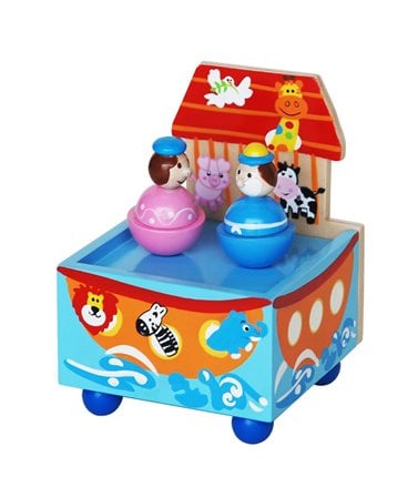 Christining Gift - Noahs Ark Music Box