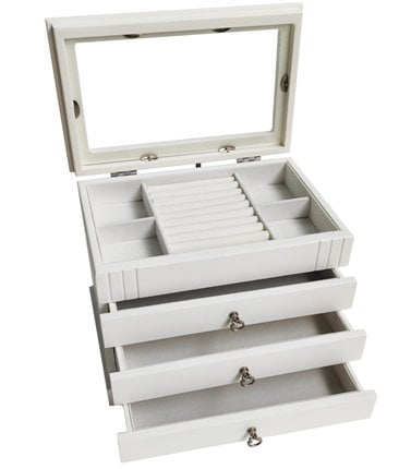 Jewellery Box - Satin Finish 27.8x17.8x22.4 cm
