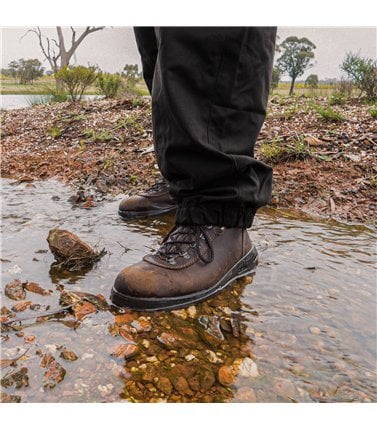Workhorse Oilskin Pants - Black