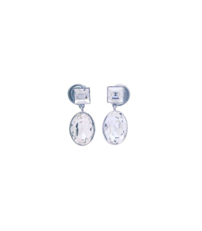 Earrings - Round Drop Silver