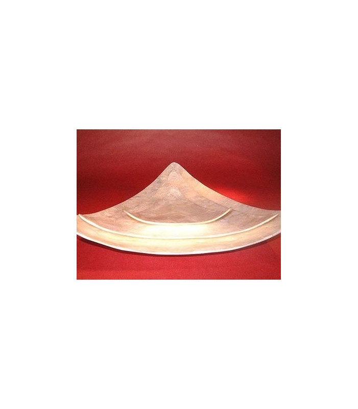 Capiz Shell Triangle Platter - Large