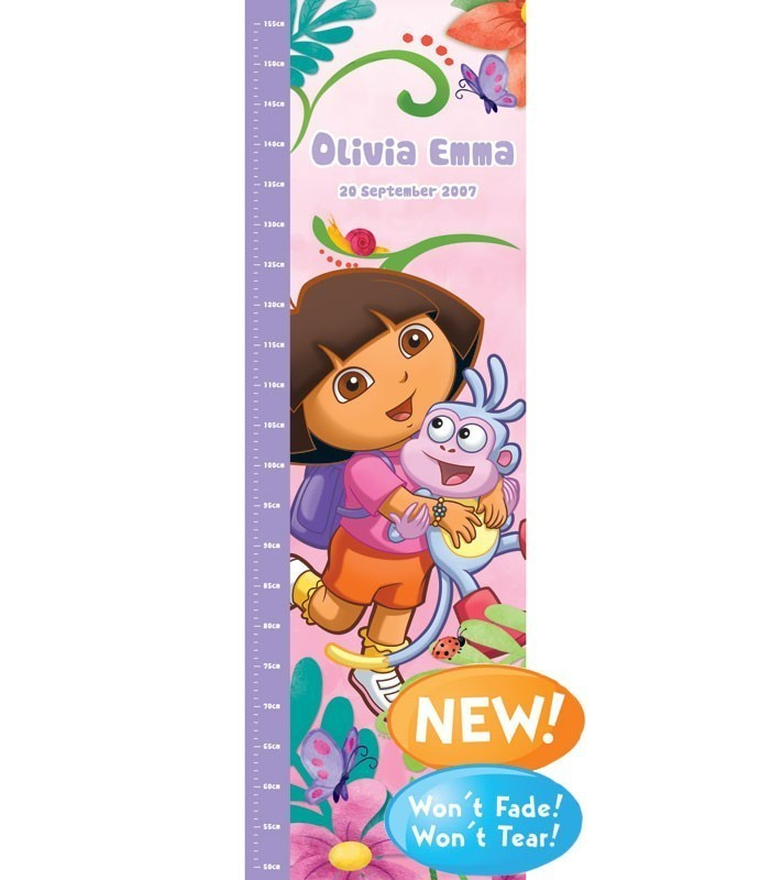 Dora the Explorer Growth Chart - Personalized
