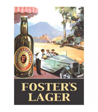 Beer Nostalgic Sign-Fosters Lager 