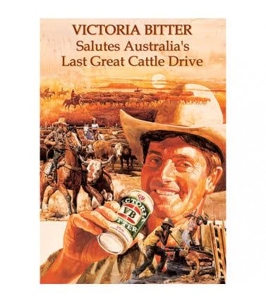 Beer Nostalgic Sign - VB Cattle Drive