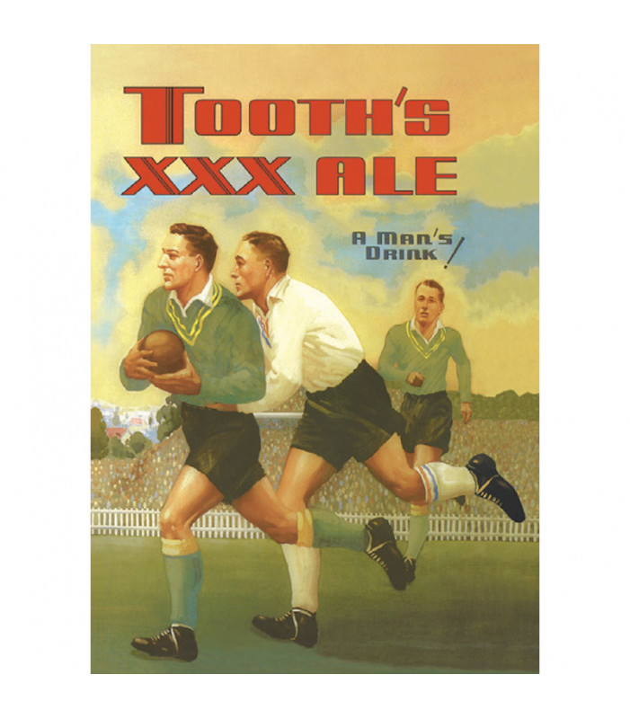 Nostalgic Sign - Tooths Rugby XXX Ale