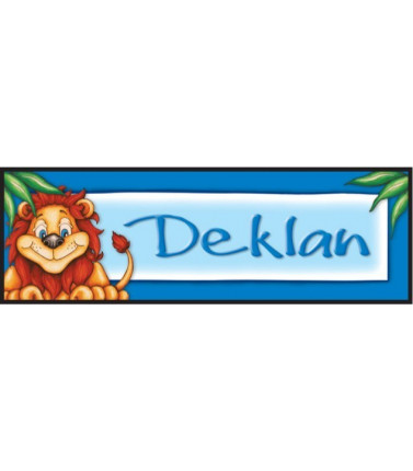 Kids Personalised Name Board - Lion