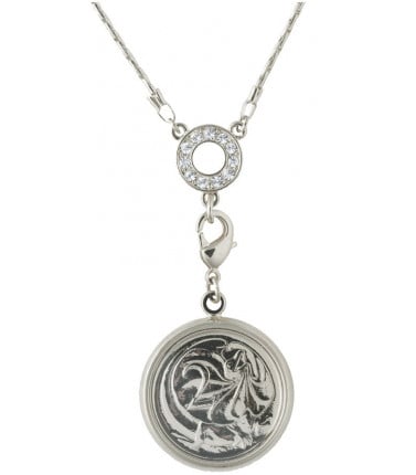 Australian Souvenir 2 Cent  Necklace- Rhodium