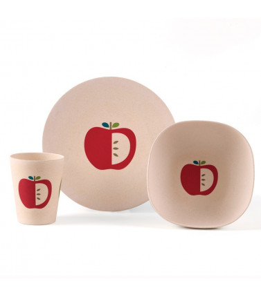 Bamboo Plate, Bowl and Cup - BPA Free