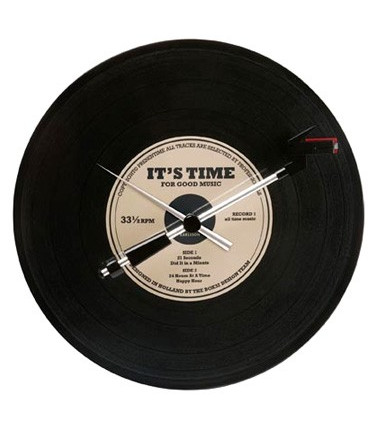 Spinning Record Wall Clock
