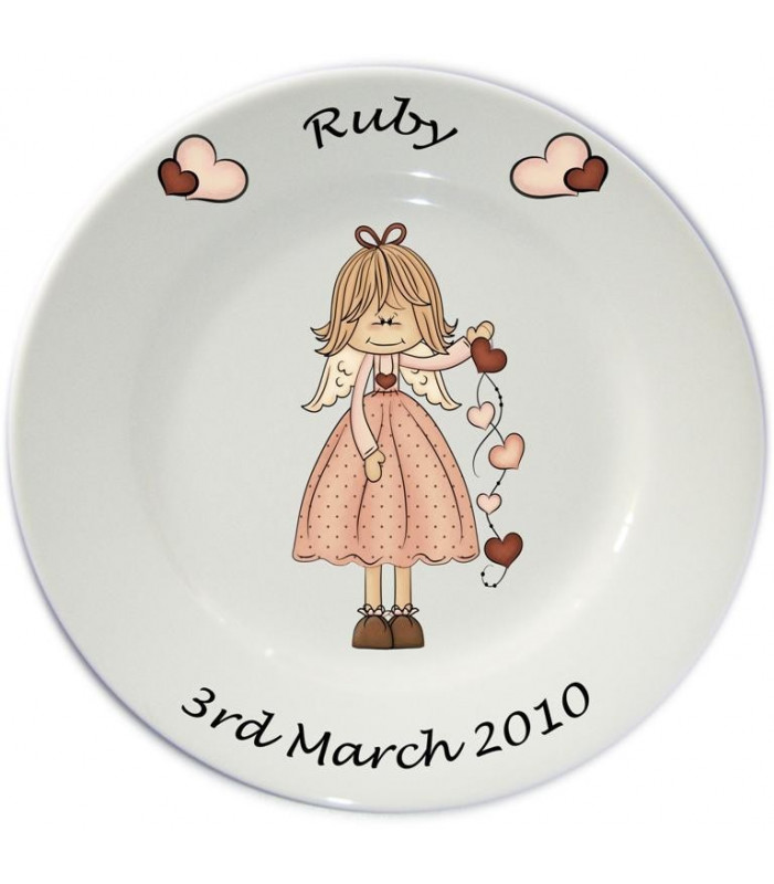 Birthday Personalised Plates for Girls