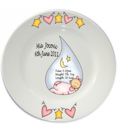 Baby Boy Name Plate - Bubble