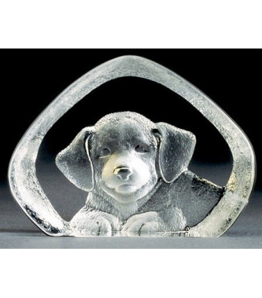 Crystal Sculpture - Dog