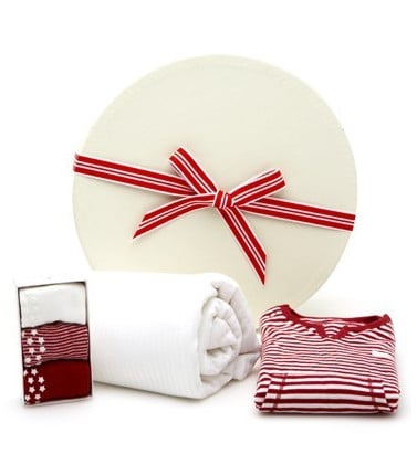 Parisian Red Stripe Baby Gift Set