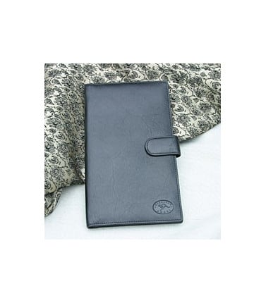 Kangaroo Leather Passport -Black