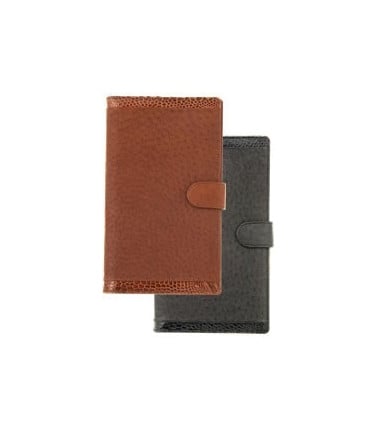 Emu Leather Passport Wallet