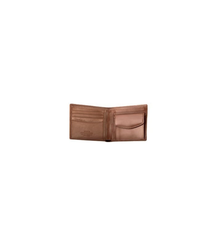 Mens Leather Wallet in crocodile and cow hide