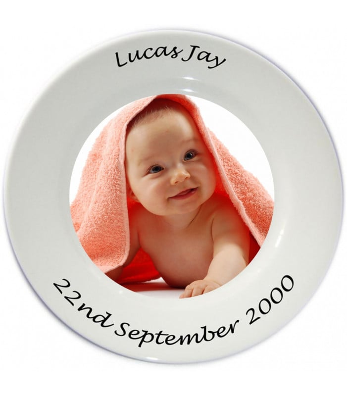 Baby Photo Plate