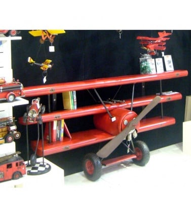 Model Red Baron Plane Bookshelf