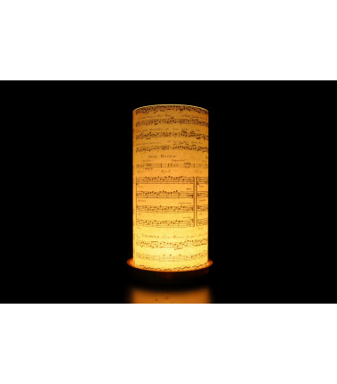 Vintage Music Glass Lantern