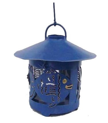 Hanging Blue Fish Lantern