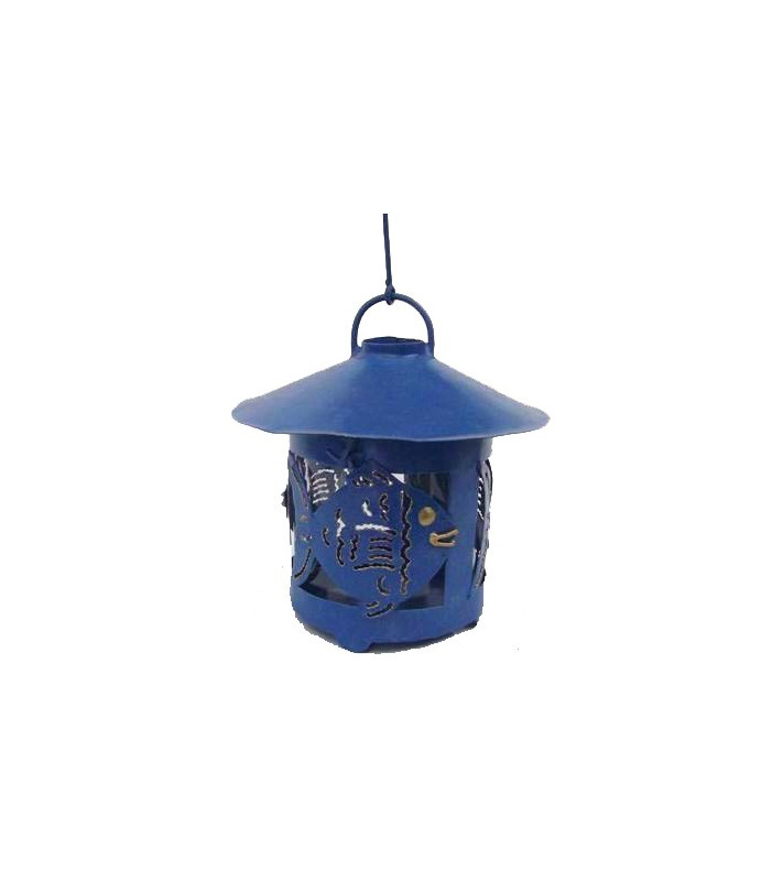 Hanging Blue Fish Lantern