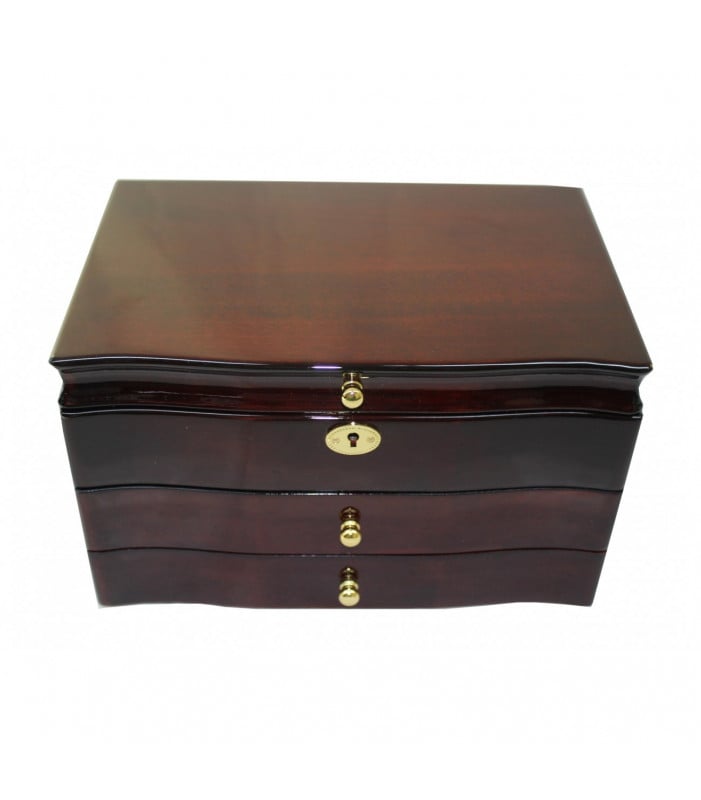 Piano Finish Wooden Jewellery box