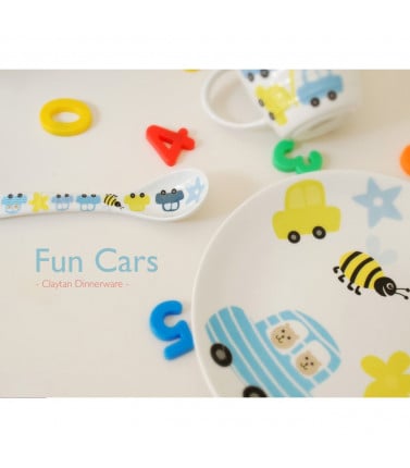 Kids Dinnerware- Fun Cars