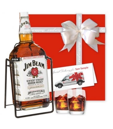 Jim Beam White Label Bourbon Gift 4.5L