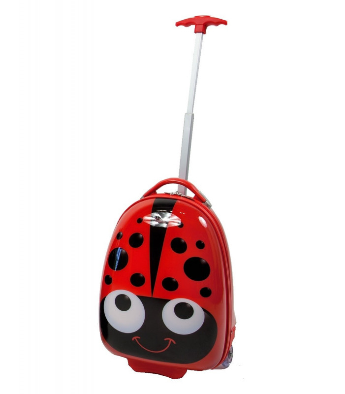 Childrens Wheelie Suitcase - Ladybug